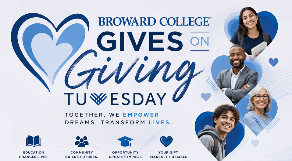 Broward College Gives on Giving Tuesday